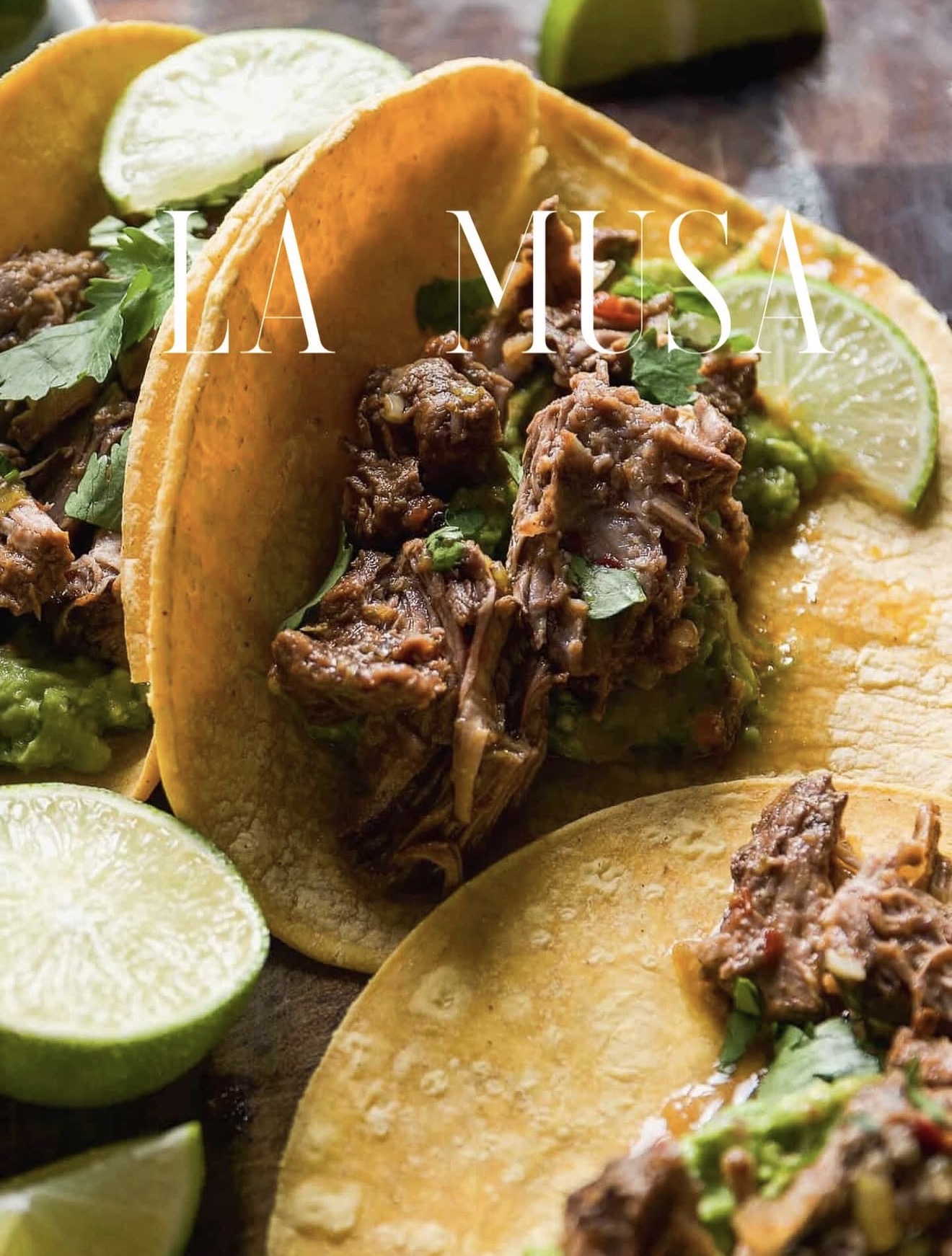 Tacos au bœuf effiloché et citron vert